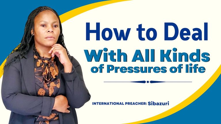 International Preacher 2022 | How to Deal With All Kinds of Pressures of life